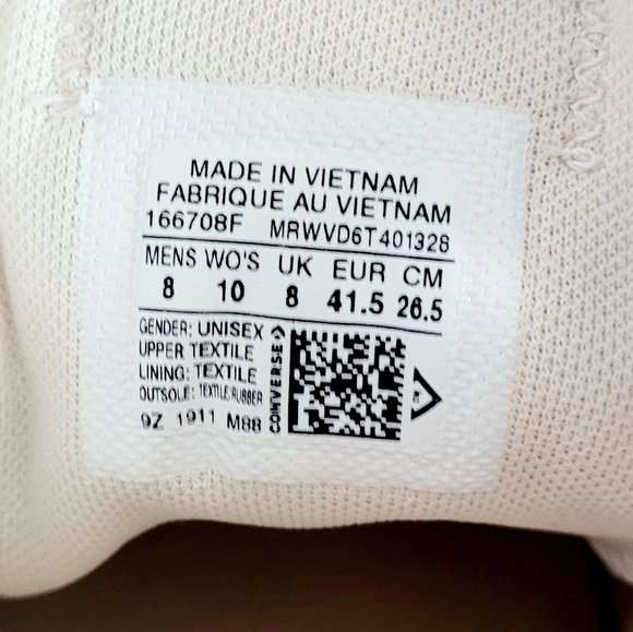 Converse CTAS OX Peony Pink/White/Black - Picture 10 of 12